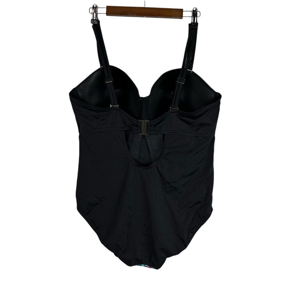 Swimsuits for All size 24 Ruched Underwire One-Piece Swimsuit - Picture 4 of 15